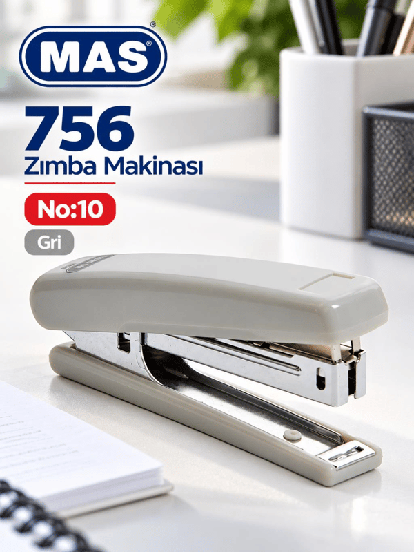 Mas 756 Zımba Makinesi No:10 Gri 
