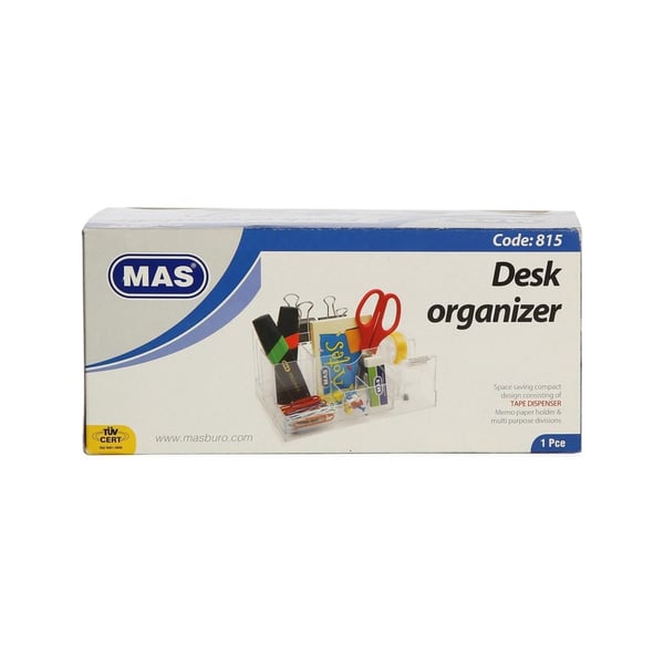 Mas 815 Desk Organizer (Bant Kesicili) Şeffaf