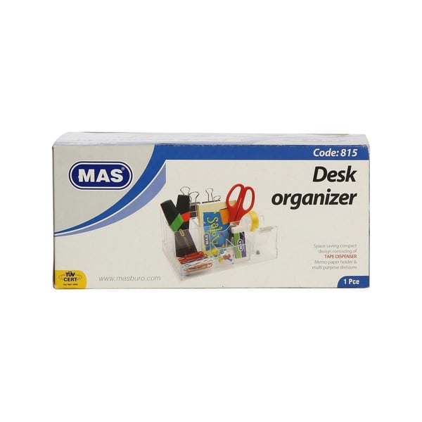 Mas 815 Desk Organizer (Bant Kesicili) Şeffaf