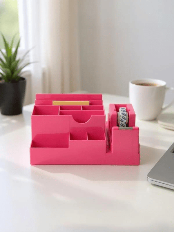 Mas 815 Pembe Masaüstü Organizer Kalemlik Seti
