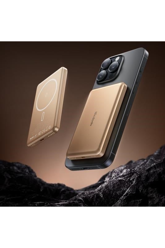 MCDODO MC-4642 5000mAh 20W Metal Ultra İnce Manyetik Kablosuz Powerbank