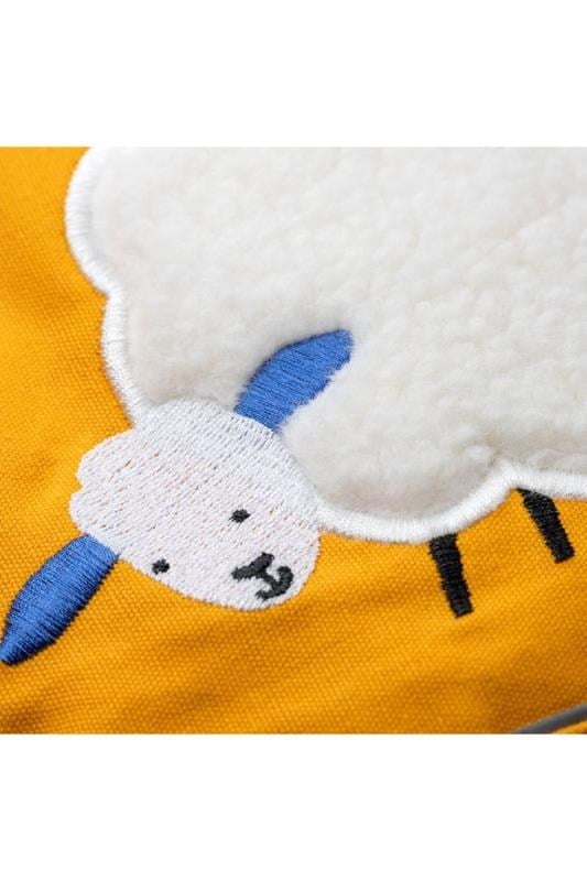 Milan 081364BWA Be Wool Yün Turuncu 3 Cepli Setli Kalem Çantası