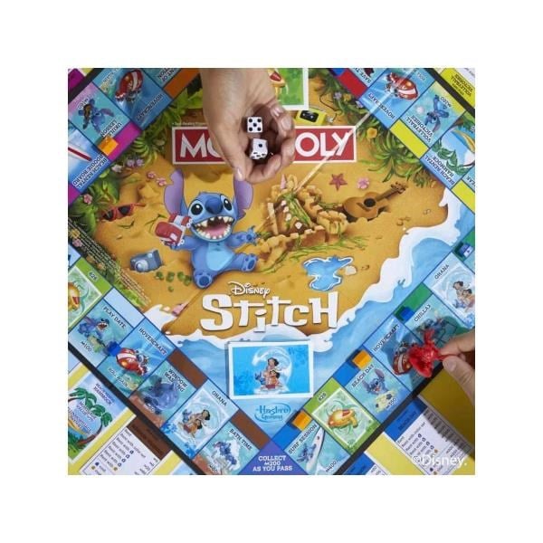 Monopoly Stitch Kutu Oyunu – Disney Lilo & Stitch (G0388)