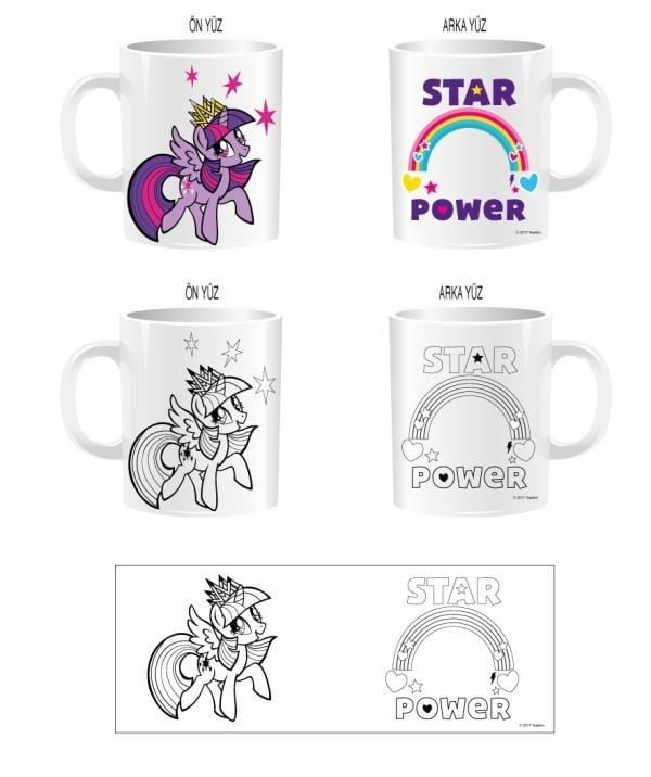 My Little Pony Porselen Kupa Boyama