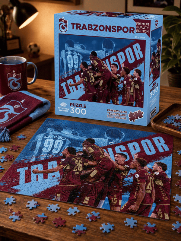 Mythos 300 Parça Puzzle Trabzonspor 2025/2026 Sezonu 48 x 34 cm | Resmi Lisanslı