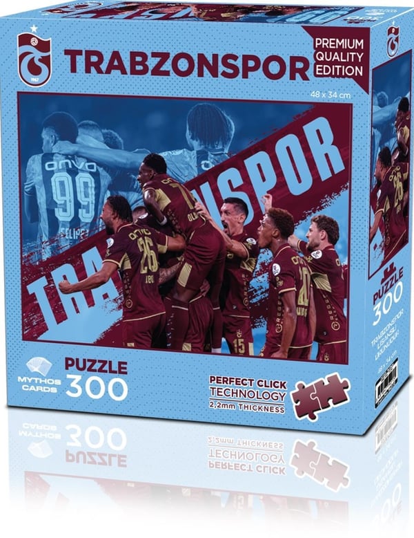 Mythos 300 Parça Puzzle Trabzonspor 2025/2026 Sezonu 48 x 34 cm | Resmi Lisanslı