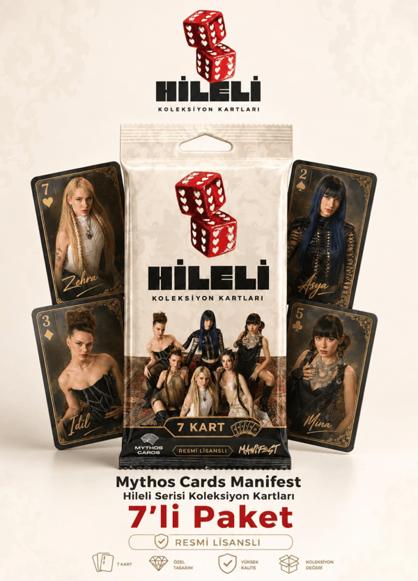 Mythos Cards Manifest Hileli Serisi Koleksiyon Kartları 7'li Paket | Resmi Lisanslı