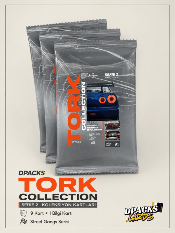 Mythos DPacks TORK Collection Serie 2 Koleksiyon Kartları | 9 Kart + 1 Bilgi Kartı | Street Gangs Serisi