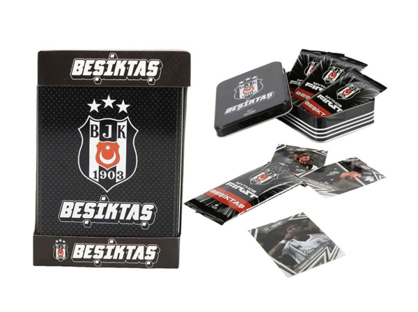 MYTHOS First Beşiktaş 2025-2026 Sezonu Koleksiyon Kartları Metal Kutu | 34 Kart | Resmi Lisanslı