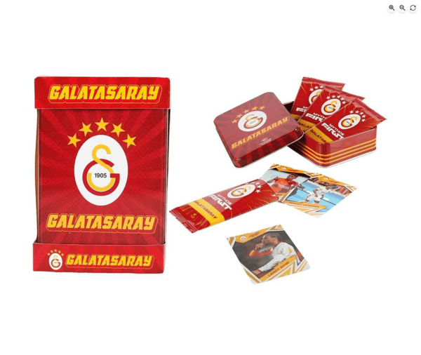 MYTHOS First Galatasaray 2025-2026 Sezonu Koleksiyon Kartları Metal Kutu | 34 Kart | Resmi Lisanslı