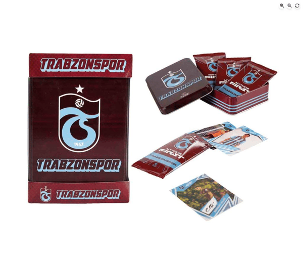 MYTHOS First Trabzonspor 2025-2026 Sezonu Koleksiyon Kartları Metal Kutu | 34 Kart | Resmi Lisanslı