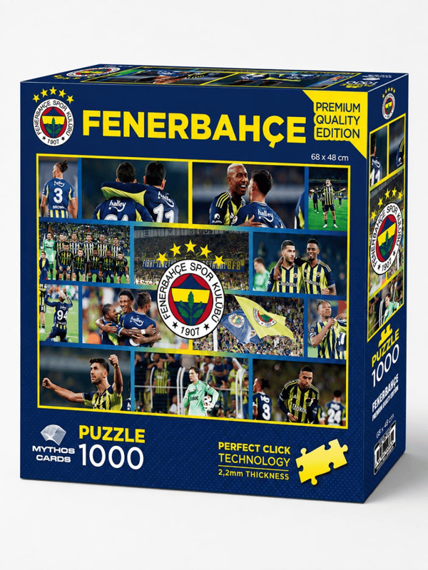 Mythos Lisanslı Fenerbahçe 1000 Parça Puzzle 68 x 48 cm – Premium Quality Edition | Perfect Click Technology