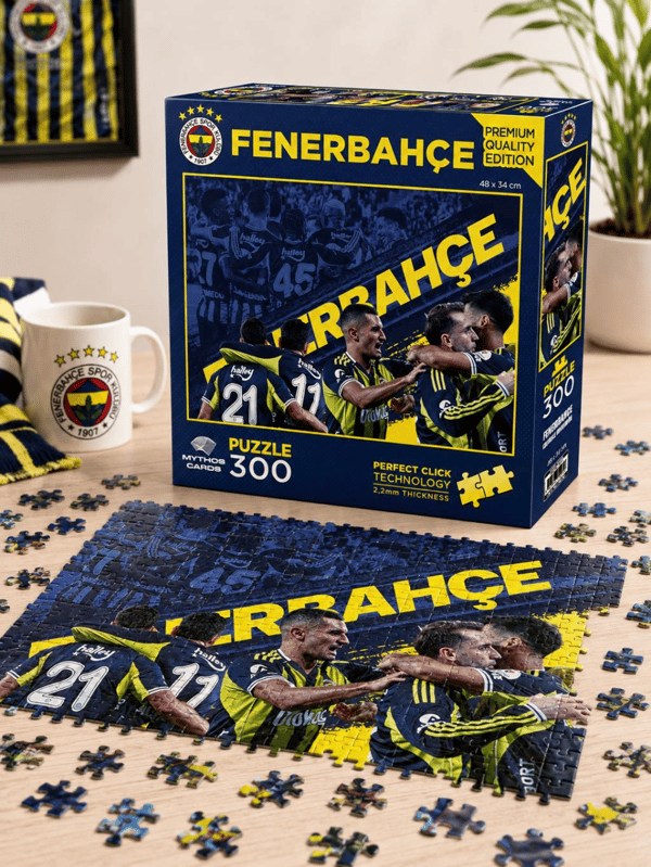 Mythos Lisanslı Fenerbahçe 300 Parça Puzzle 48 x 34 cm – Premium Quality Edition | Perfect Click Technology