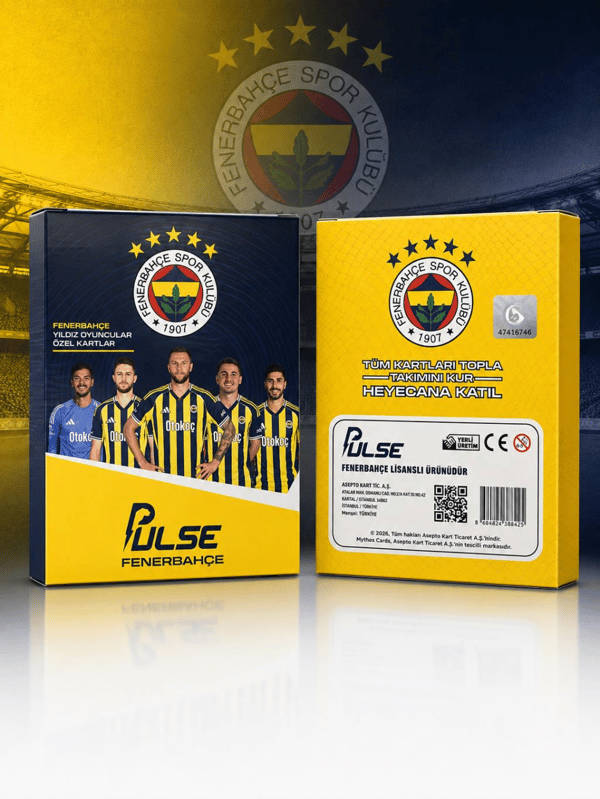 Mythos Pulse Fenerbahçe Futbolcu Kartları 10'lu Özel Kutu 2025/2026 | Resmi Lisanslı