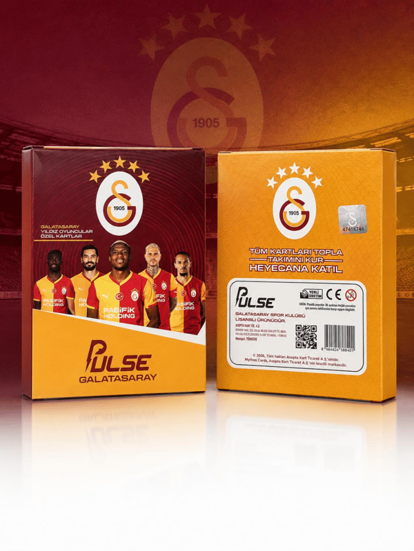 Mythos Pulse Galatasaray Futbolcu Kartları 10'lu Özel Kutu 2025/2026 | Resmi Lisanslı