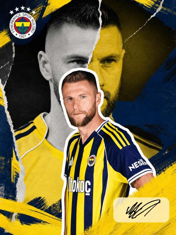 MYTHOS Statik Poster Fenerbahçe Kerem Aktürkoğlu 50x70 cm