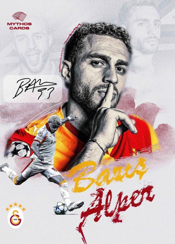 MYTHOS Statik Poster Galatarasay Barış Alper Yılmaz 50x70 cm