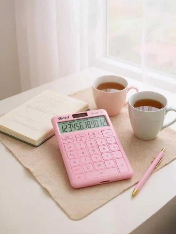 Need Nd-30P Pastel Pembe Hesap Makinesi