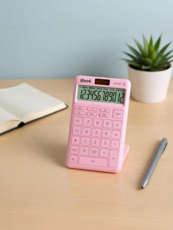 Need Nd-30P Pastel Pembe Hesap Makinesi