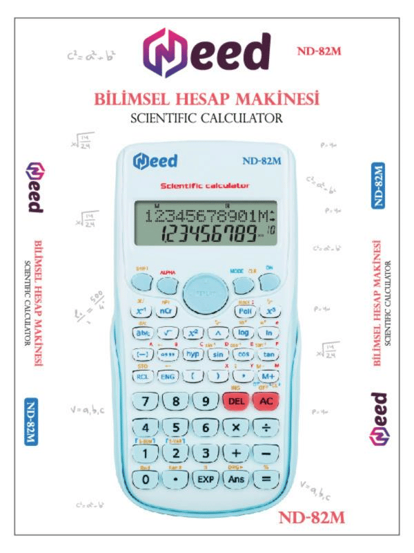Need ND-82M Mavi 240 Fonksiyonlu Bilimsel Hesap Makinesi
