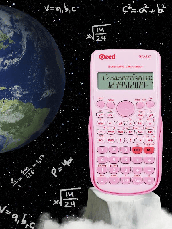 Need ND-82P Pembe 240 Fonksiyonlu Bilimsel Hesap Makinesi