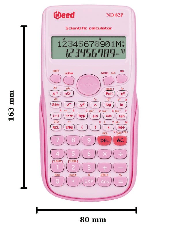 Need ND-82P Pembe 240 Fonksiyonlu Bilimsel Hesap Makinesi