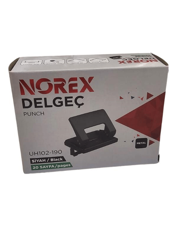 Norex Metal Delgeç 20 Sayfa Siyah - UH102-190 