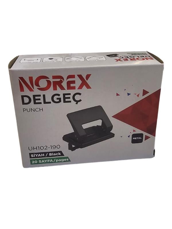 Norex Metal Delgeç 20 Sayfa Siyah - UH102-190 