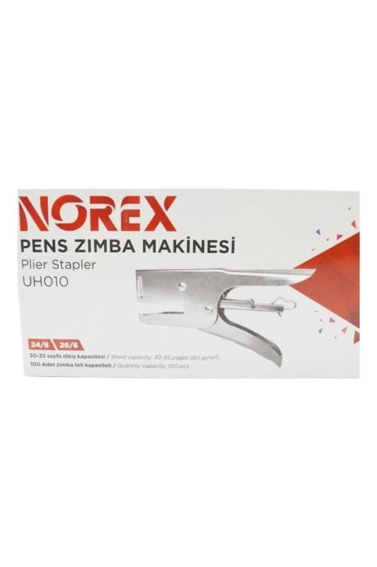 Norex Zımba Makinesi Pens Tipi 24/6 -26/6 Metal UH010