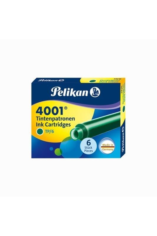Pelikan Dolma Kalem Kartuşu 6'lı Koyu Yeşil