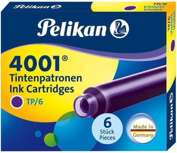 Pelikan Dolma Kalem Kartuşu 6'lı Mor