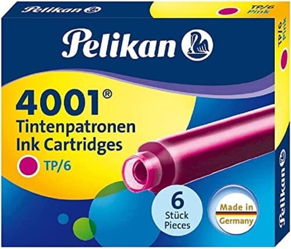 Pelikan Dolma Kalem Kartuşu 6lı Pembe