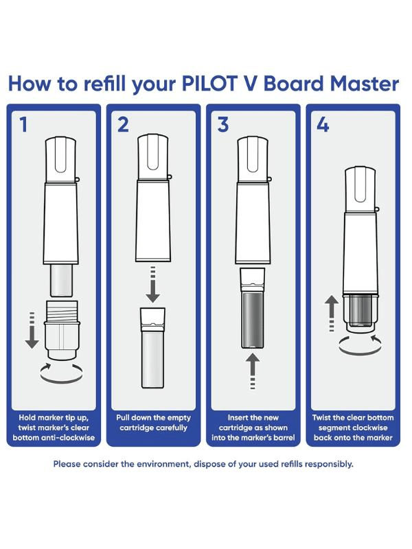 Pilot V Board Master Tahta Kalemi Kartuş - Yeşil