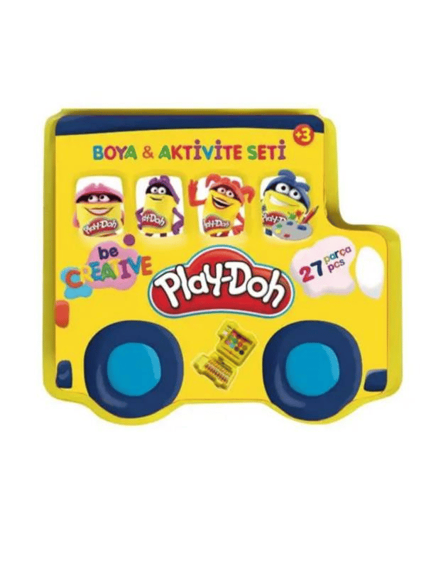 Play-Doh Kırtasiye Seti (27 Parça) - PLAY-ST003