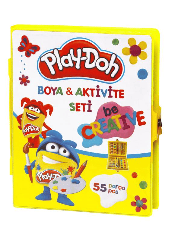 Play-Doh Kırtasiye Seti 55 Parça PLAY-ST005
