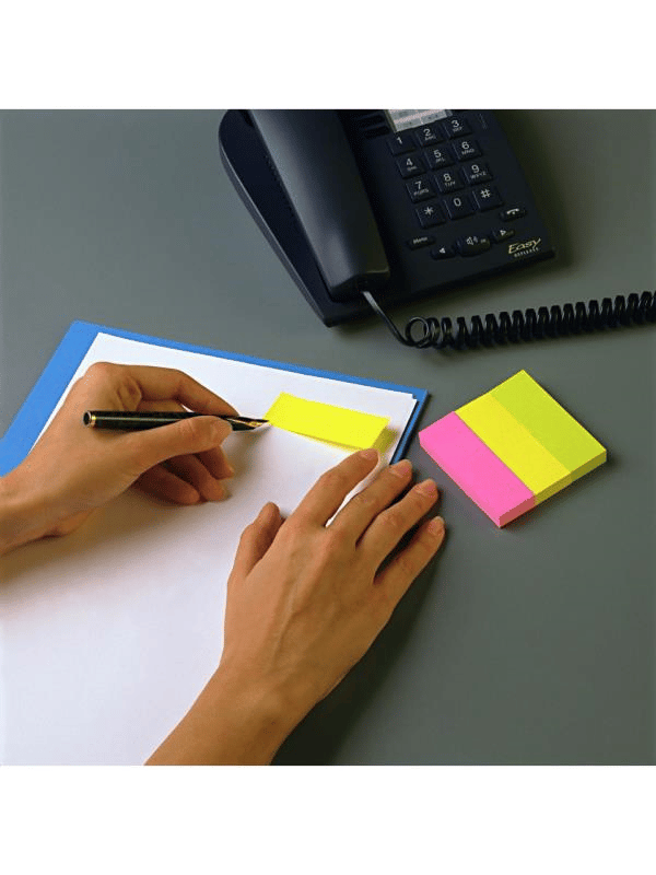 Post-İt 670/4N Not Sayfa İşareti (4 Neon Renk)