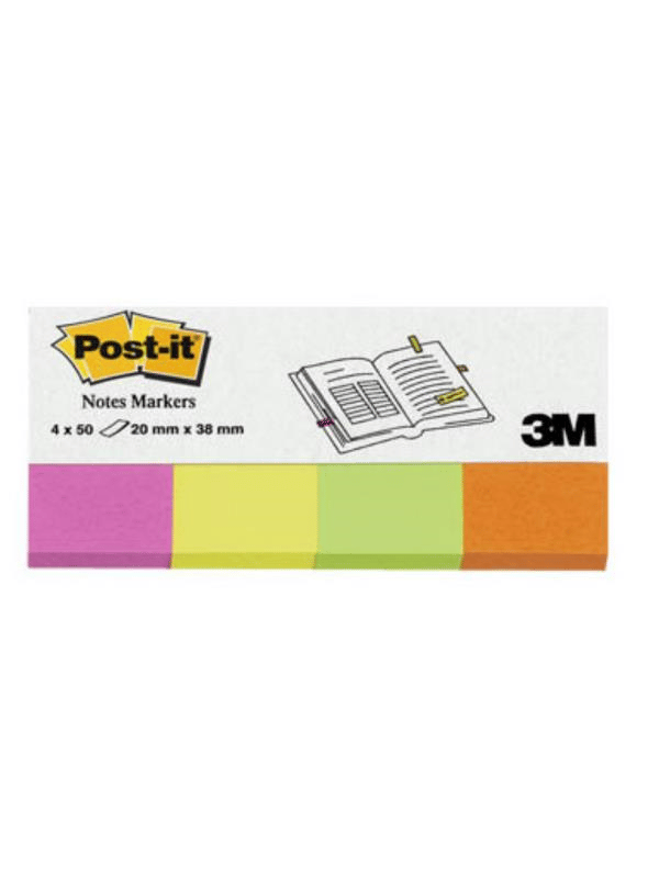 Post-İt 670/4N Not Sayfa İşareti (4 Neon Renk)