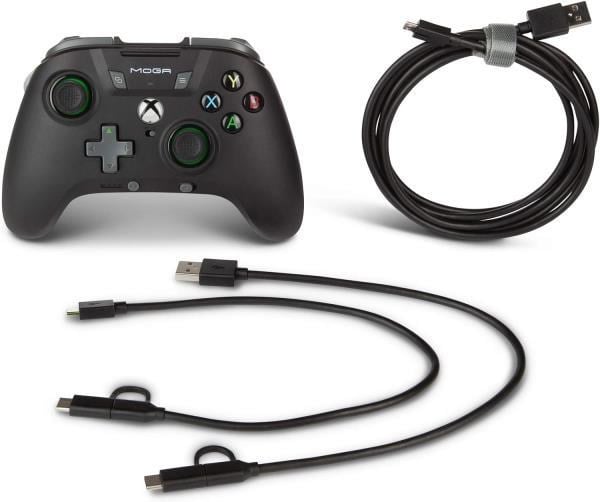 PowerA MOGA XP5-X Plus Bluetooth Kumanda- Android/PCde Mobil ve Bulut Oyun için, Siyah