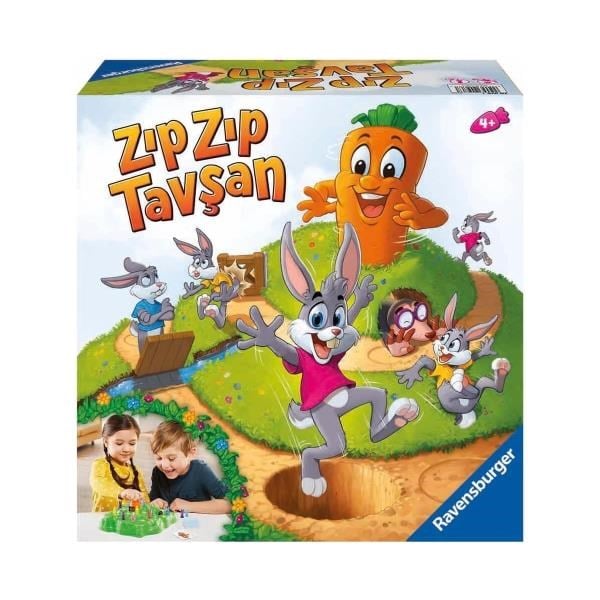 Ravensburger Zıp Zıp Tavşan – Eğlenceli Aksiyon ve Yarış Oyunu