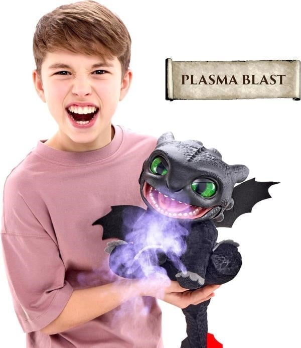 Real FX Dragon Dişsiz – Dişsiz Elektronik Kukla 30 cm (How to Train Your Dragon)