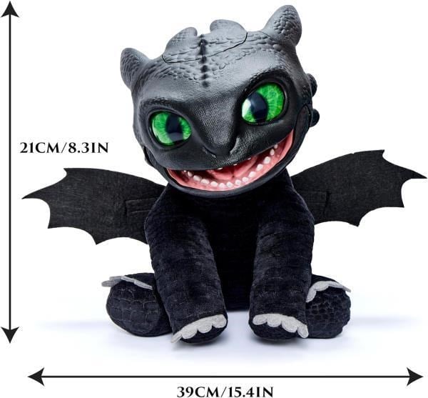 Real FX Dragon Dişsiz – Dişsiz Elektronik Kukla 30 cm (How to Train Your Dragon)