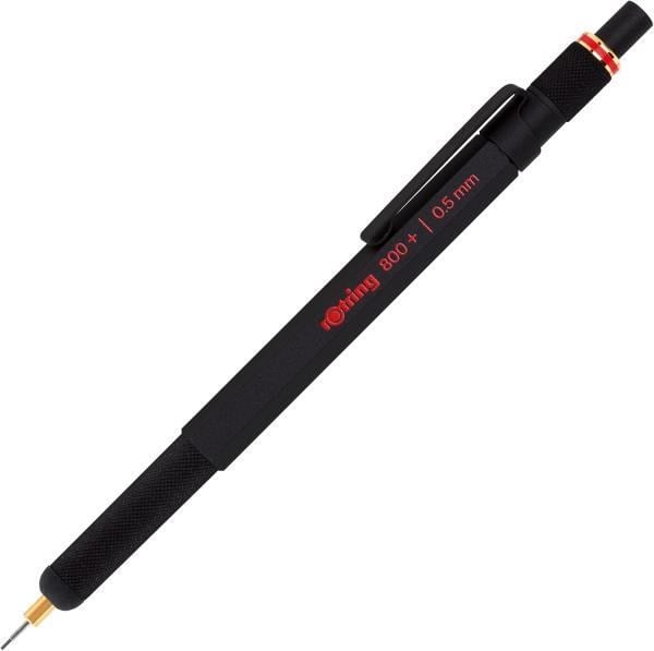 Rotring 800+ İki Fonksiyonlu Mekanik Kurşun Kalem & Stylus 0.5 mm – Siyah