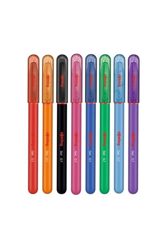 Rotring Jel Kalem 0.7 Mm 8 Renk Karışık