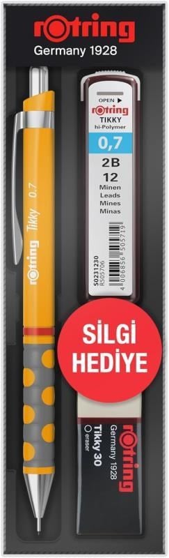 Rotring Okul Seti Tikky Rd 0.7+Min Silgi Hediyeli Mango Turuncu
