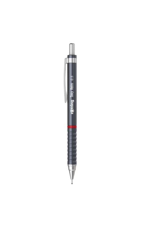 Rotring Okul Seti Tikky Retro 0.5+Min Silgi Hediyeli Antrasit Gri