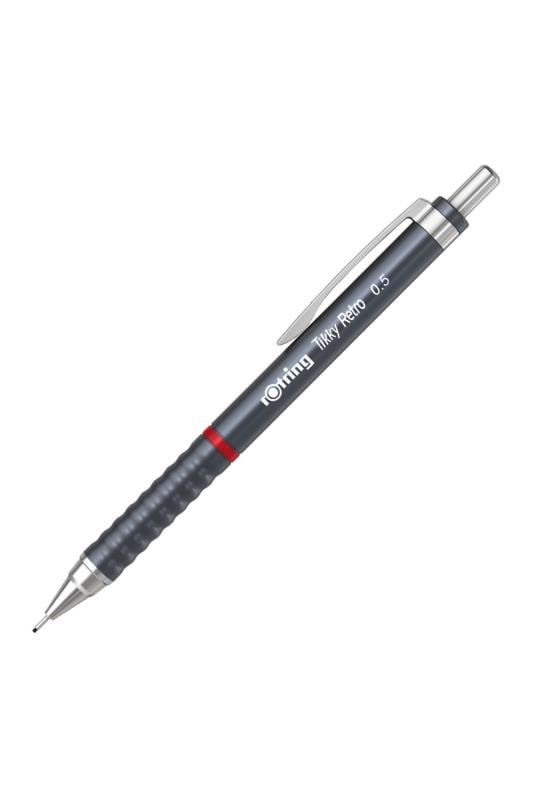 Rotring Okul Seti Tikky Retro 0.5+Min Silgi Hediyeli Antrasit Gri