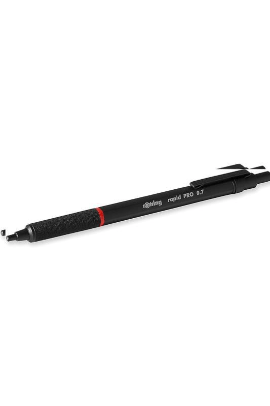 Rotring Rapid Pro 0.7 MM Mekanik Versatil Kalem Siyah 1904257