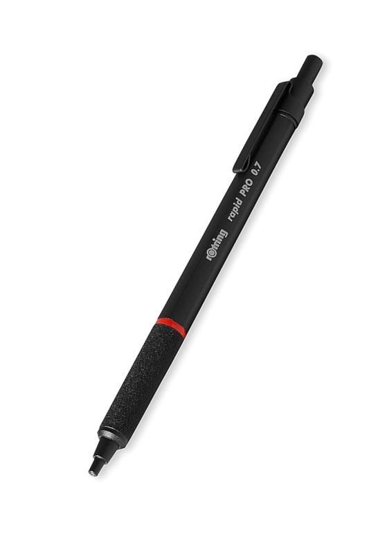 Rotring Rapid Pro 0.7 MM Mekanik Versatil Kalem Siyah 1904257