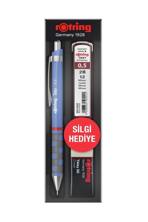 Rotring Tikky Versatil Kalem Okul Seti RD 0.5 mm – Menekşe Mavi