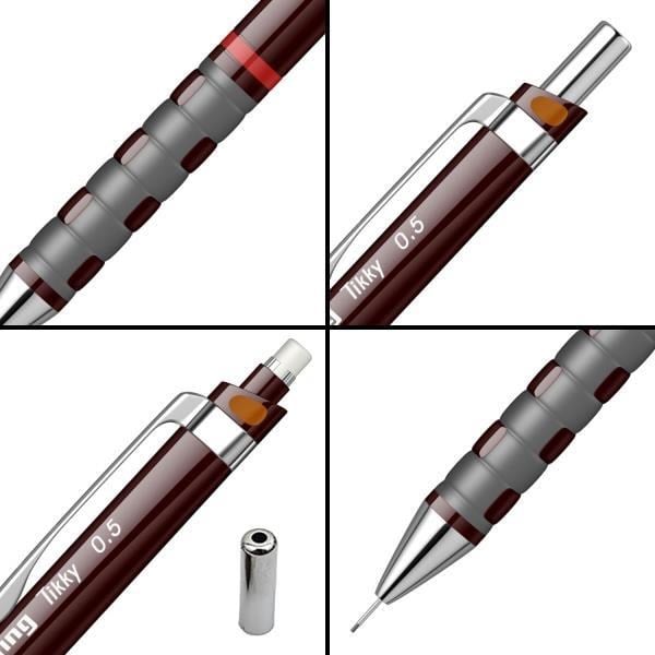 Rotring Versatil Kalem Tikky RD 0.5 MM Bordo 1904691